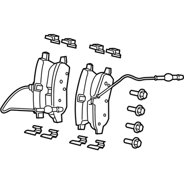 2022 Ford Transit Brake Pads - LK4Z-2001-E