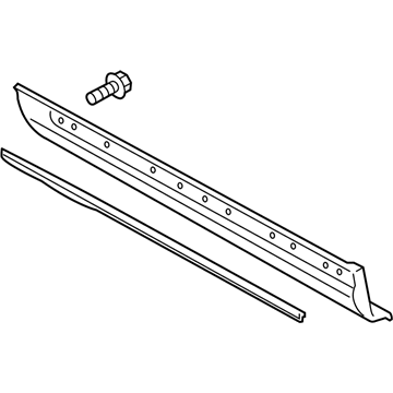 Ford FA1Z-5820879-CA MOULDING - DOOR OUTSIDE