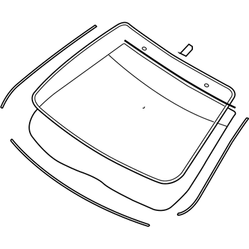 Mercury Milan Windshield - BE5Z-5403100-C