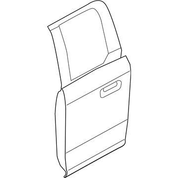 Ford HL3Z-1824630-B DOOR ASY - REAR - LESS HINGES