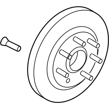 Ford BRR-242 Hub And Disc Assembly