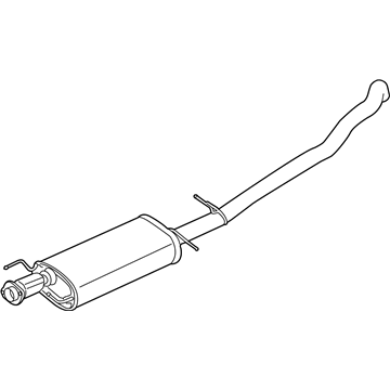 2016 Ford Expedition Muffler - FL1Z-5230-D