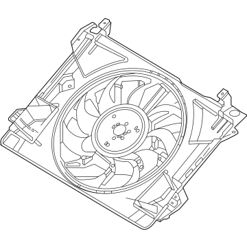 2022 Ford F-150 Lightning Engine Cooling Fan - RL3Z-8C607-B