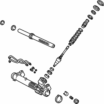 2004 Ford Focus Rack And Pinion - 5S4Z-3504-ARM