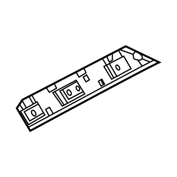 Ford LC5Z-17D942-A BRACKET - BUMPER MOUNTING