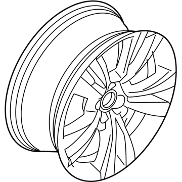 2020 Lincoln Nautilus Spare Wheel - FA1Z-1007-A