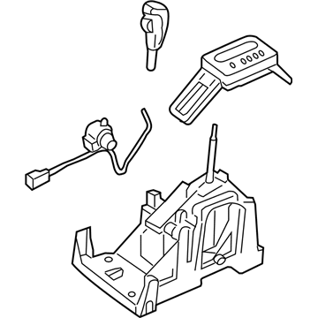 2007 Mercury Montego Automatic Transmission Shifter - 6G1Z-7210-F