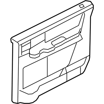 Ford 7L1Z-4027407-AB Trim - Rear Door