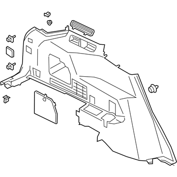 Ford LB5Z-7831013-CC TRIM ASY - QUARTER