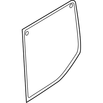 Ford BK3Z-6129701-AB Quarter Window Glass