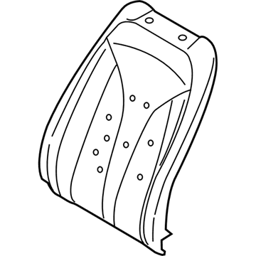 Ford EJ7Z-7864811-J Seat Back Pad