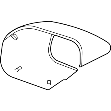 Ford Maverick Mirror Cover - NZ6Z-17D743-AAPTM