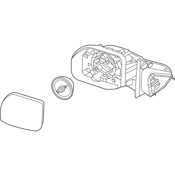 Ford NZ6Z-17683-K MIRROR ASY - REAR VIEW OUTER