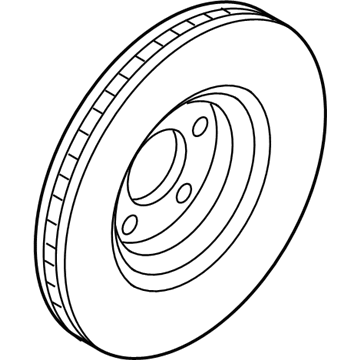 Ford K2GZ-1125-B Brake Rotor Assembly