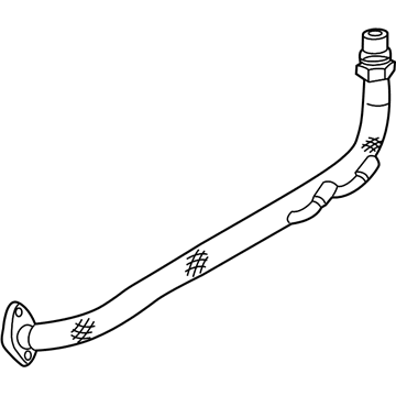 Ford YS4Z-9D477-AJ Tube - EGR Valve To Exhaust Manifld