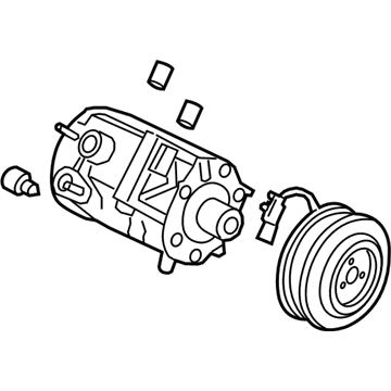 Ford HC3Z-19703-A Compressor Assembly