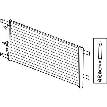 Ford HC3Z-19712-D Condenser Assembly