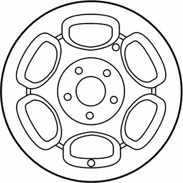 Ford XL7Z1007AA Wheel Assembly