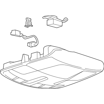 Ford DP5Z-54519A70-HAH Console Assembly - Overhead