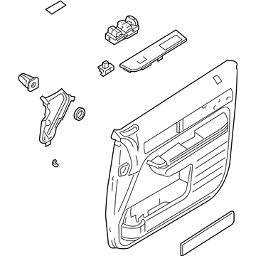 Ford 9A1Z-7823943-CA Panel Assembly - Door Trim