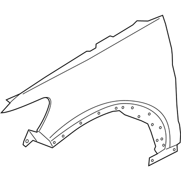 2021 Ford Explorer Fender - LB5Z-16006-B