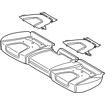 2022 Ford Edge Seat Cushion - FT4Z-5863840-E