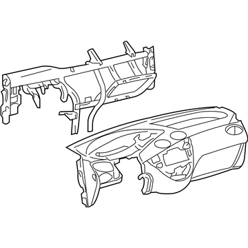 Ford 2S4Z-5404320-PAA Panel - Instrument