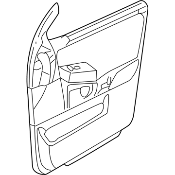 Ford 4L2Z-7823943-UAA Panel Assembly - Door Trim