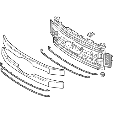 Ford F-550 Super Duty Grille - HC3Z-8200-DB