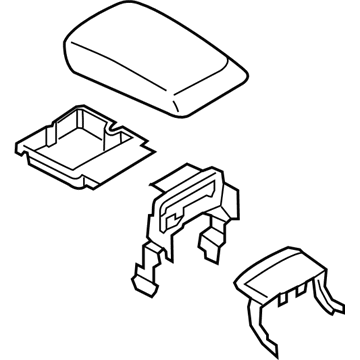 Ford LT4Z-5806024-AE ARMREST ASY - CONSOLE