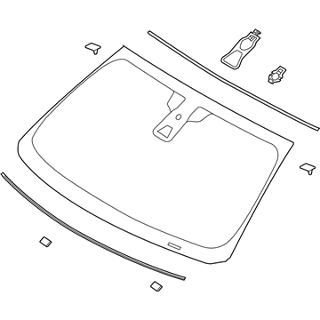 Lincoln MKS Windshield - DA5Z-5403100-B