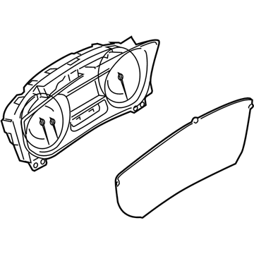 Ford HB5Z-10849-CA Instrument Cluster