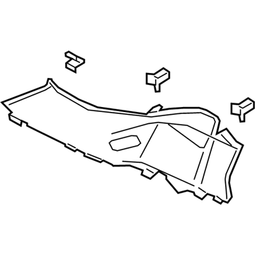 Ford LJ6Z-7831013-BA TRIM - LOAD COMPARTMENT