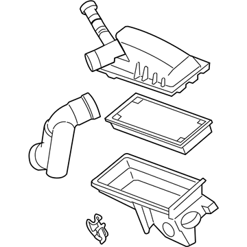 Mercury Mariner Air Filter Box - 9M6Z-9600-A