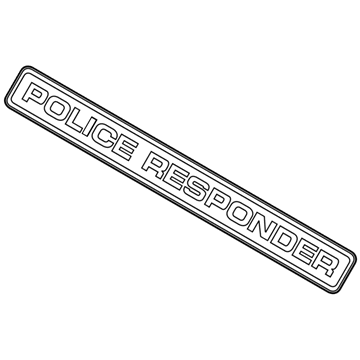 2020 Ford Police Responder Hybrid Emblem - KS7Z-9942528-A