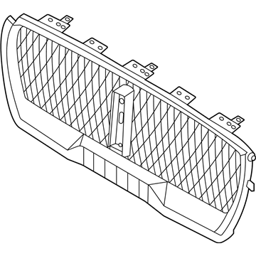 Ford MC5Z-8200-AA GRILLE ASSY - RADIATOR