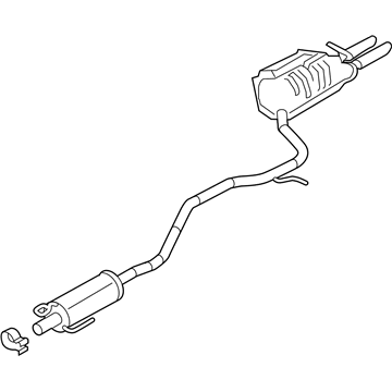 Ford 9E5Z-5230-K Centre And Rear Muffler Assembly