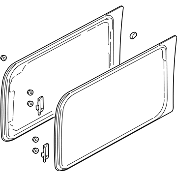 Ford 2L1Z-7829700-DA Window Assembly - Side