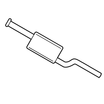 Ford XR3Z-5230-AT Front Muffler Assembly