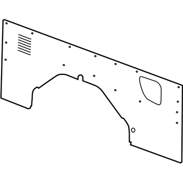 Ford CK4Z-6131013-M TRIM - LOAD COMPARTMENT