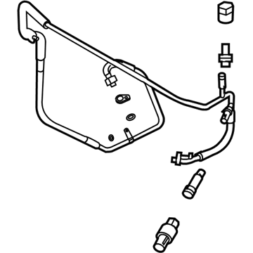 2010 Ford Explorer A/C Hose - 9L2Z-19972-B