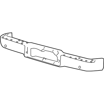 Ford 5L3Z-17906-BA Bumper Assembly - Rear