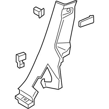 Ford DP5Z-5431013-ME Trim - Wheelhouse