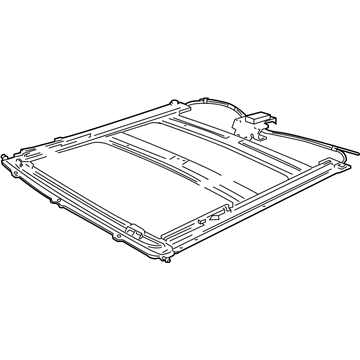 Ford 4C3Z-26502C22-AA Frame - Sliding Roof Panel Opening