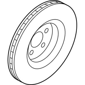 2021 Ford Edge Brake Disc - G3GZ-1125-C