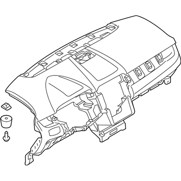 Ford CT4Z-7804320-AB Panel - Instrument