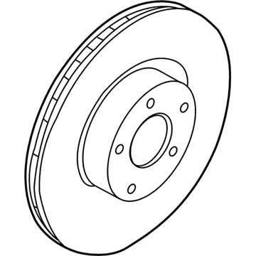 Ford KS7Z-1125-B ROTOR Assembly - BRAKE