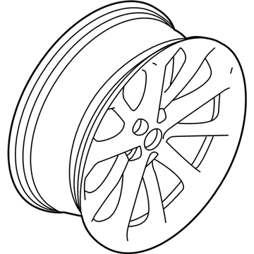 Ford Police Interceptor Sedan Spare Wheel - DG1Z-1007-H