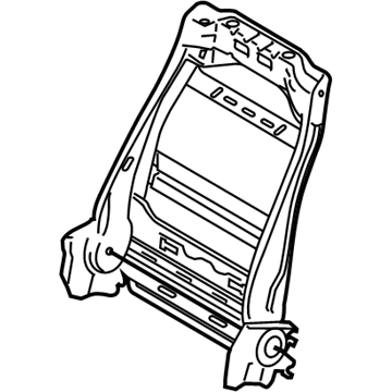 Ford DT1Z-6161018-A Frame And Spring Assembly - Seat Back