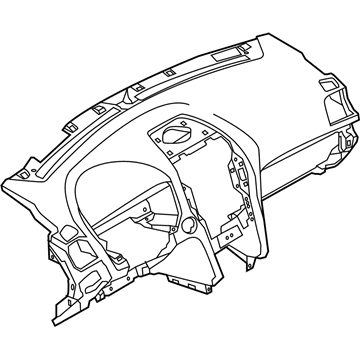 Ford FB5Z-7804320-EB Panel - Instrument